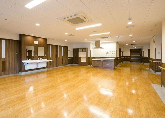 広々とした廊下