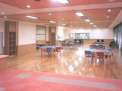 開放感ある共用スペース