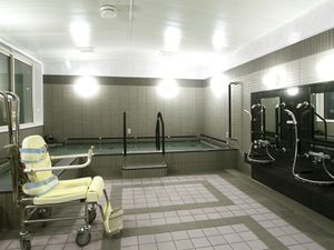 設備整った清潔な浴室