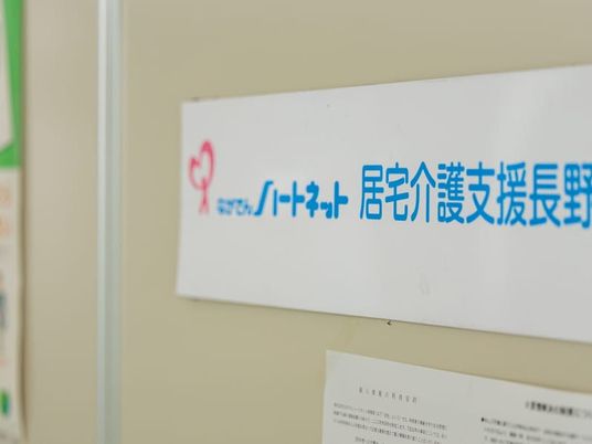 介護支援の看板  