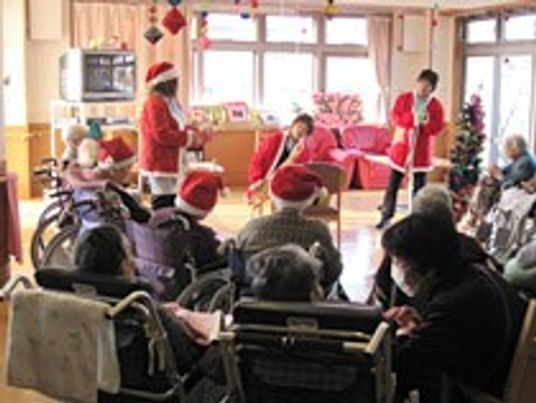 楽しい行事が行われている居室