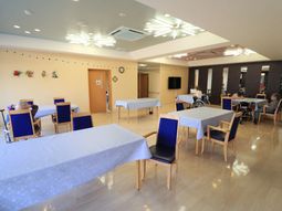 快適な食堂の様子