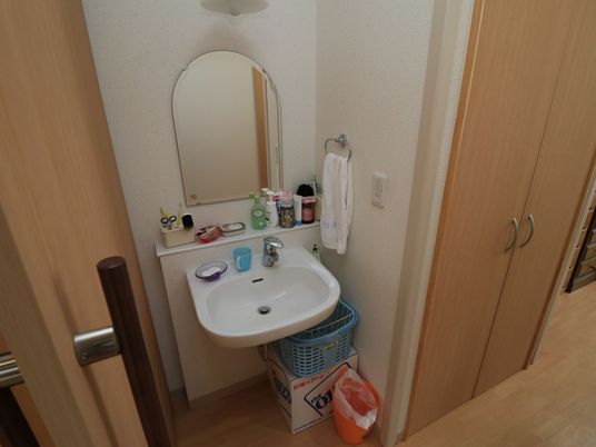 整理整頓された洗面台
