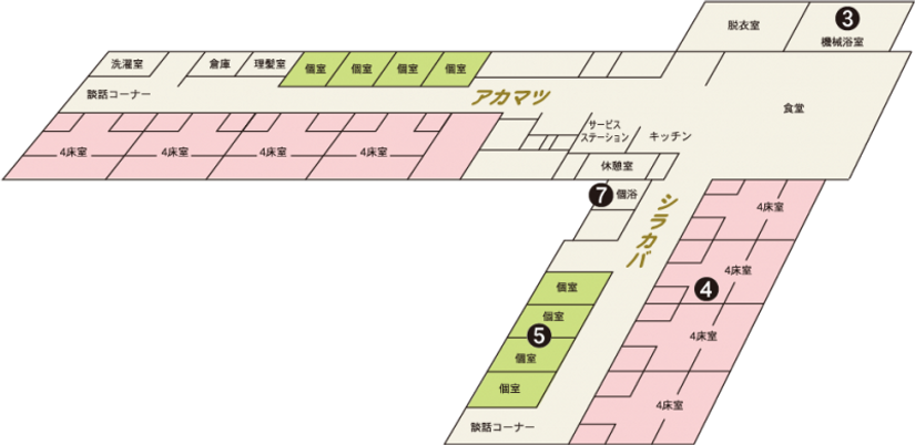 施設の全体見取り図
