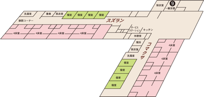 施設の間取り図