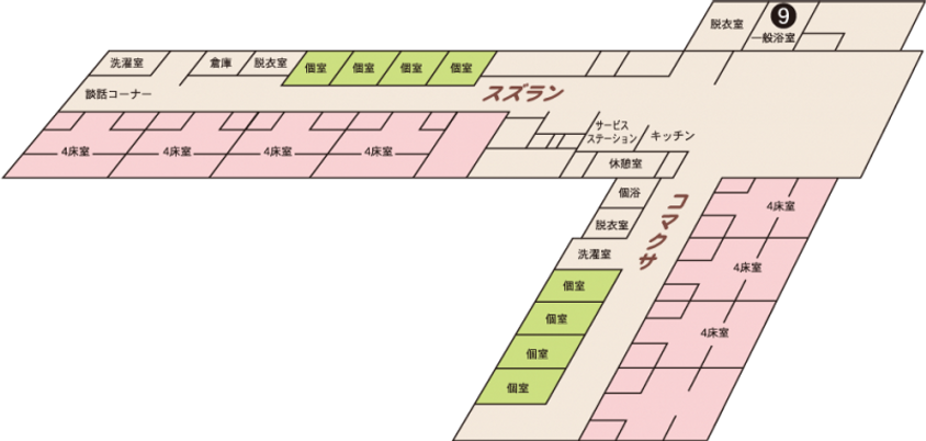 施設の間取り図