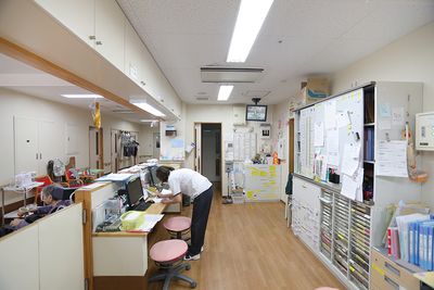 スタッフルームの様子