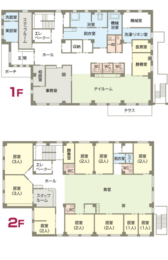 日差しが差し込むダイニング