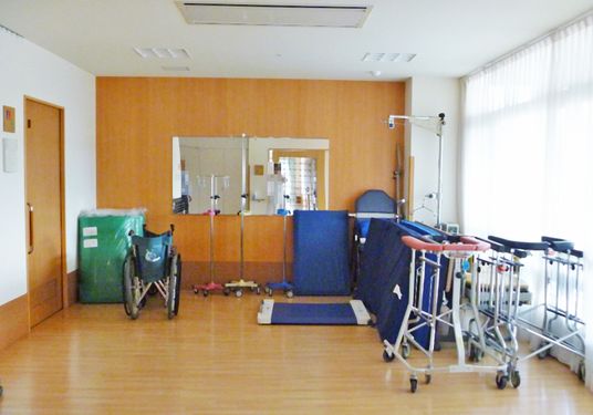 様々な器具が整った部屋