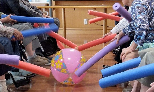 活動中の多目的室