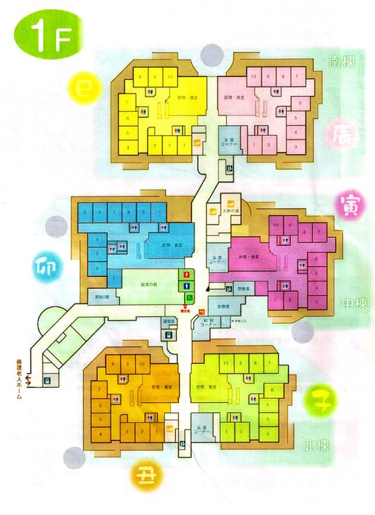 施設の平面図