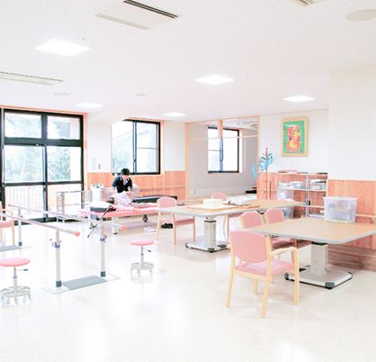 広々とした機能訓練室