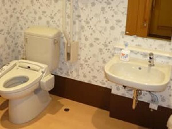 きれいな洗面所とトイレ