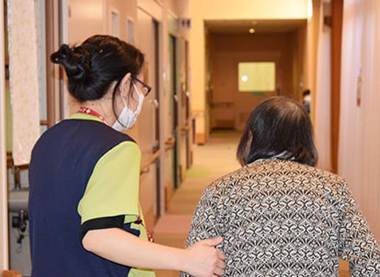 リラックスした廊下