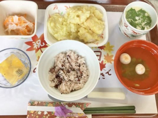 祝い膳の盛り付け