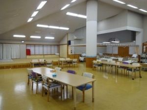 広い食堂  
