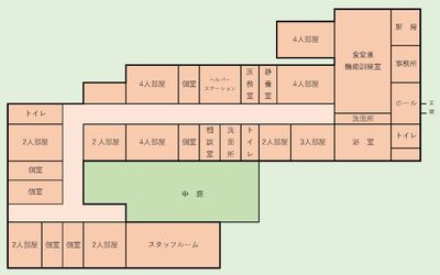 施設の見取り図