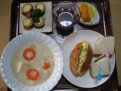 色とりどりの料理