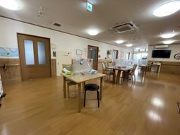 開放感のある食堂