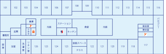 館内配置図