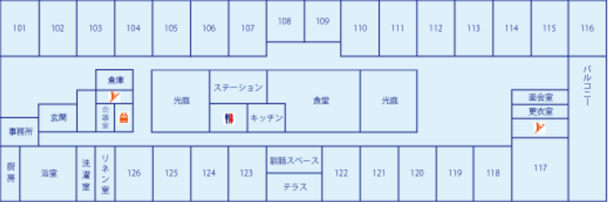 館内配置図