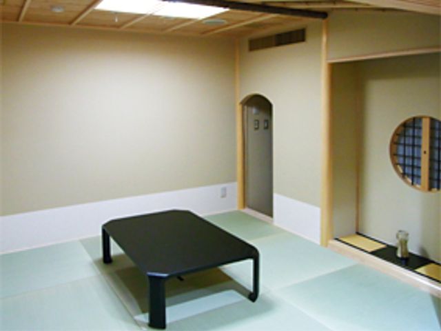 和室の内部空間 和室 畳のある落ち着いた空間で、リラックスできます。日本の伝統的な様式が取り入れられています。