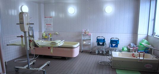 入浴設備が整った浴室
