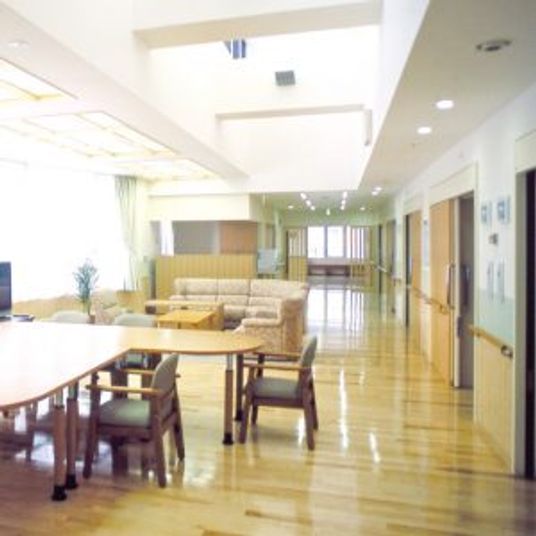 明るい共有スペース