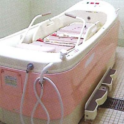 リラックスする浴場
