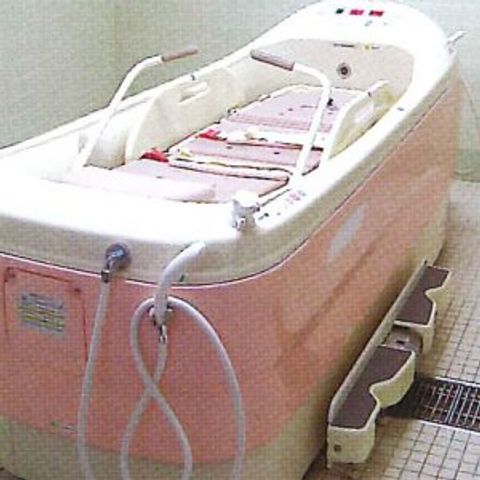 リラックスする浴場