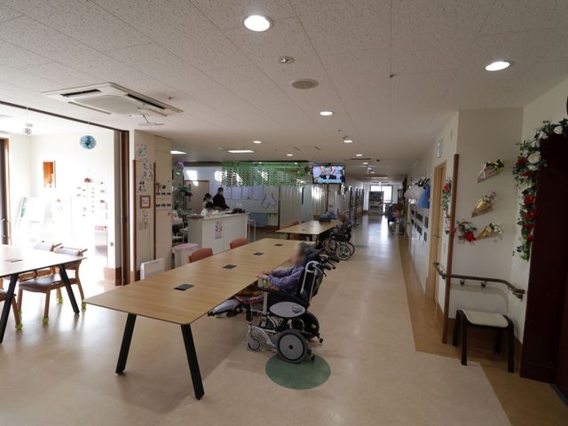 広々とした共有スペース