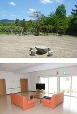 明るい空間のリビング