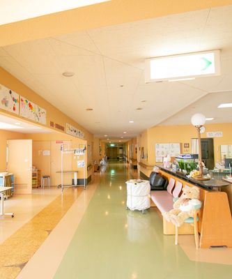 明るい廊下