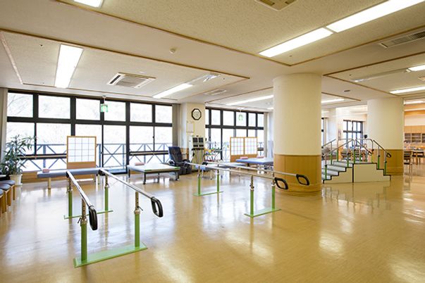 自然光あふれる訓練室