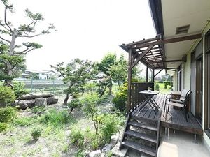 庭に面した縁側  