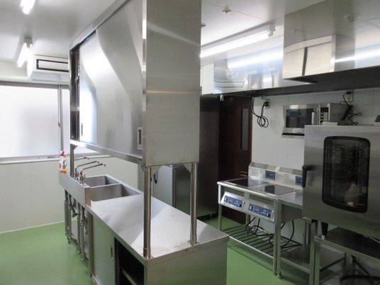 機能的な調理設備