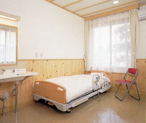 日差しが入る居室