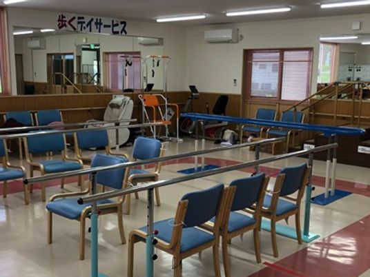 機能訓練室の椅子配置  
