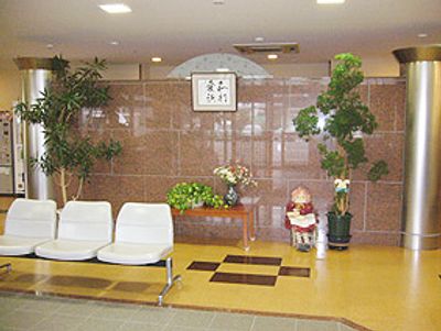 落ち着いたエントランス