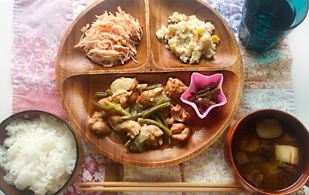 栄養豊富な日替わり料理