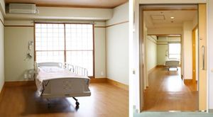 明るい雰囲気の居室