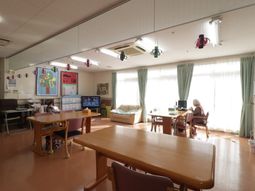 明るい共有スペース