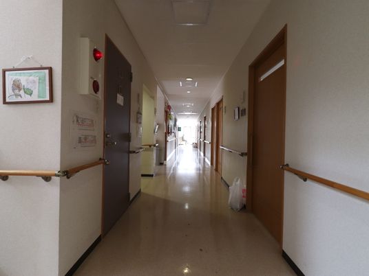 廊下の明るい様子