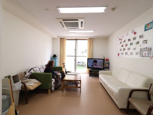 ゆったり明るい共有リビング