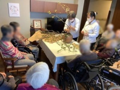 会話と活動がある居室