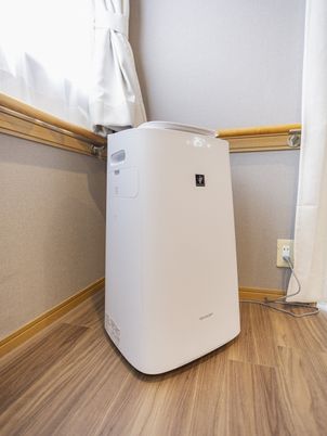 空気清浄機のある部屋