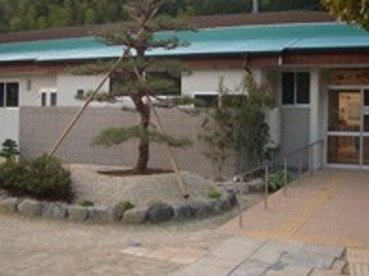 木がある建物の外観
