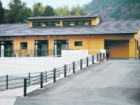 自然豊かな外観