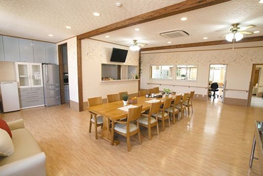 広々共用食堂
