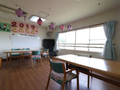 ひろびろとした共有スペース